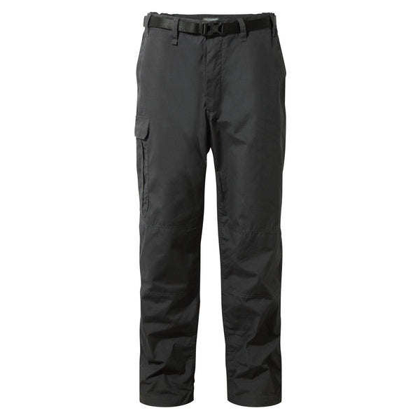 Craghoppers Mens Kiwi Classic Trousers CMJ600 -BLACK PEPPER - Borderland Muff