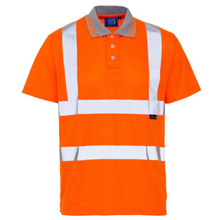Supertouch Hi Vis Short Sleeved Polo - Borderland Muff