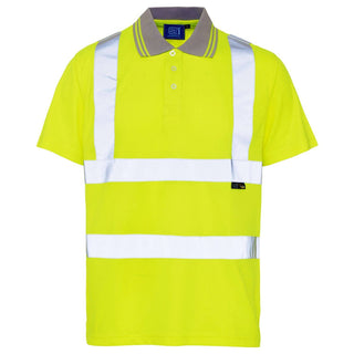 Supertouch Hi Vis Short Sleeved Polo - Borderland Muff