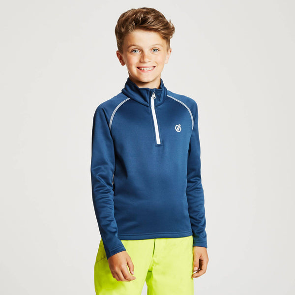 Dare2b Consist Kids Softshell Midlayer -ADMIRAL BLUE - Borderland Muff