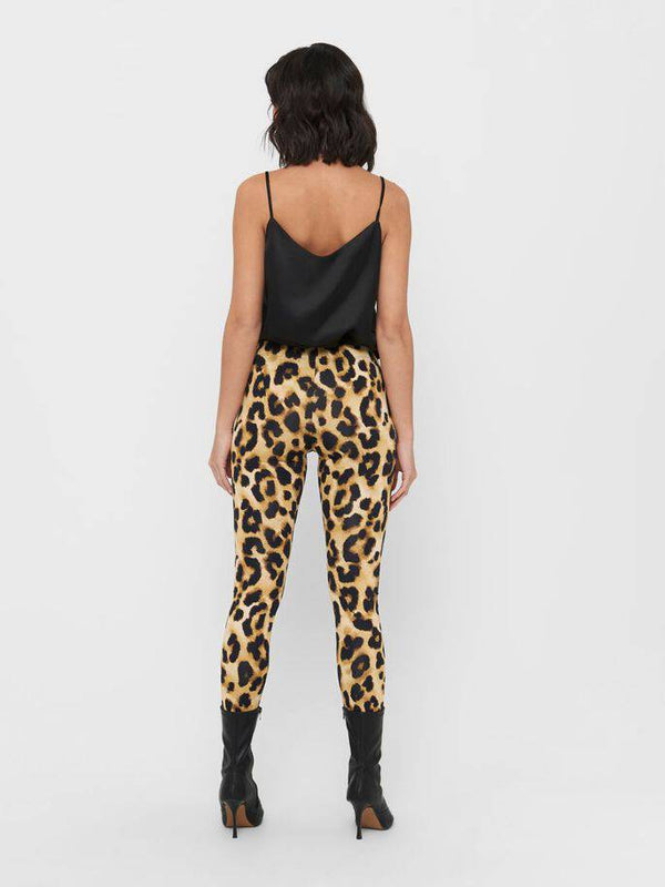 Jacqueline De Yong SHAWN Leggings -LEOPARD - Borderland Muff