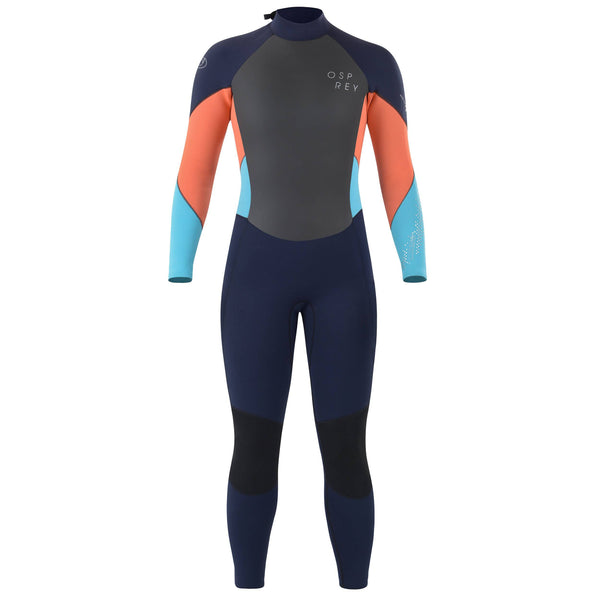 Osprey Zero 5/4mm Ladies Full Wetsuit CORAL - Borderland Muff