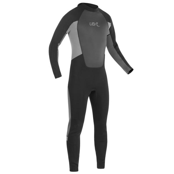 Urban Beach Mens Blacktip Full Wetsuit -BLACK - Borderland Muff