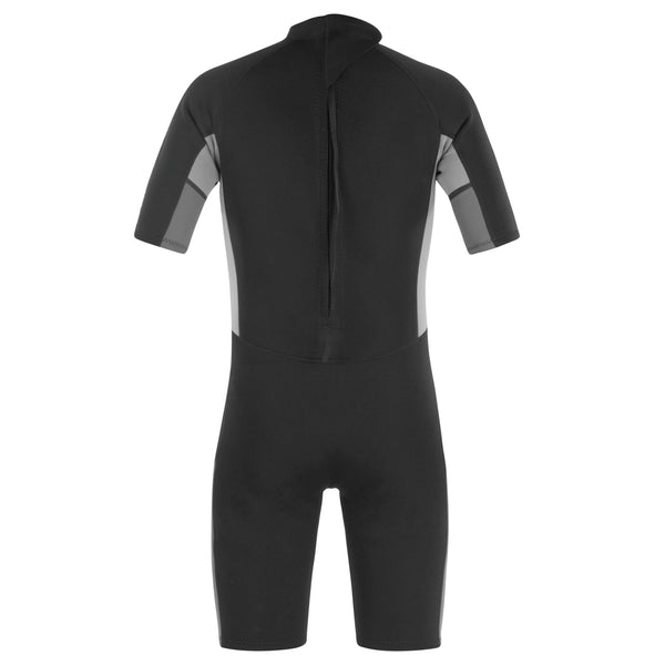 Urban Beach Mens Blacktip Shortie Wetsuit -BLACK - Borderland Muff