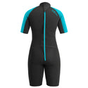 Urban Beach Ladies Sailfin Shortie Wetsuit -AQUA - Borderland Muff