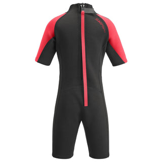 Urban Beach Kids Shortie Wetsuit -RED - Borderland Muff