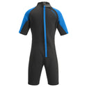 Urban Beach Kids Shortie Wetsuit -BLUE - Borderland Muff