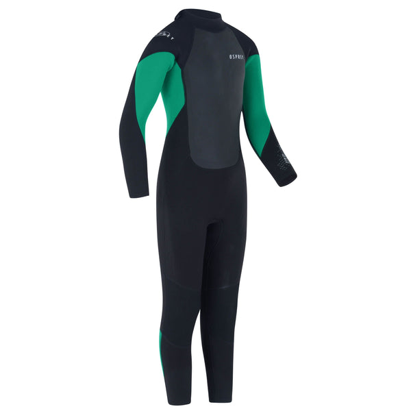 Osprey Zero 3/2mm Boys Full Wetsuit -GREEN - Borderland Muff