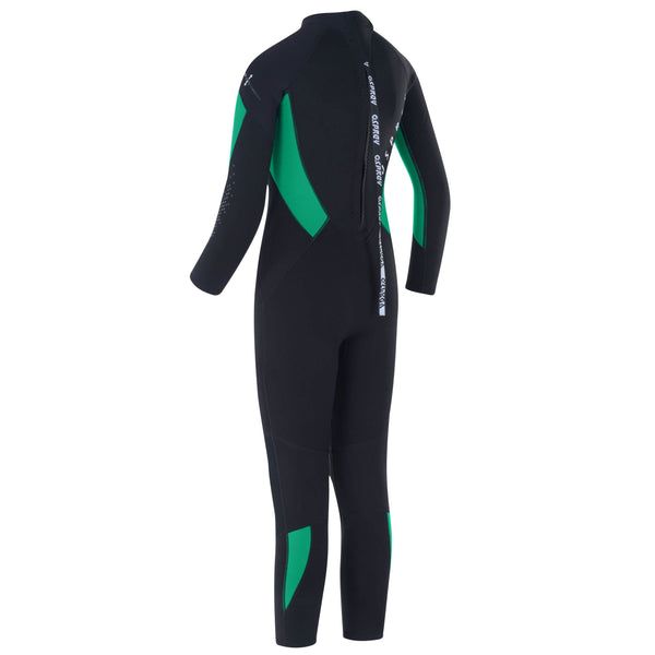Osprey Zero 3/2mm Boys Full Wetsuit -GREEN - Borderland Muff