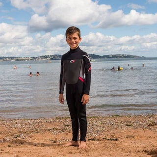 Osprey Origin 5mm Kids Full Wetsuit -RED - Borderland Muff