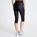Dare2B Ladies Influential 3/4 Leggings -BLACK - Borderland Muff