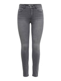 JDY Newnikki Regular Waist Skinny Jeans -LIGHT GREY - Borderland Muff