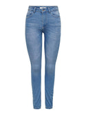 JDY Newnikki Regular Waist Skinny Fit Jeans -LIGHT WASH - Borderland Muff