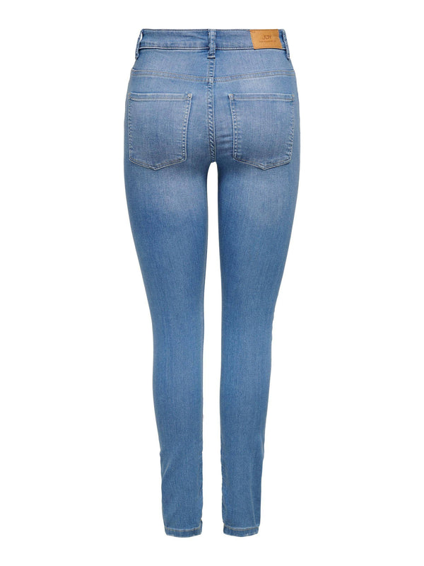 Jacqueline De Yong NEWNIKKI High Waist Skinny Fit Jeans -LIGHT WASH - Borderland Muff