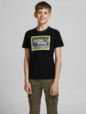 Jack & Jones FIKES Boys Tee -BLACK - Borderland Muff