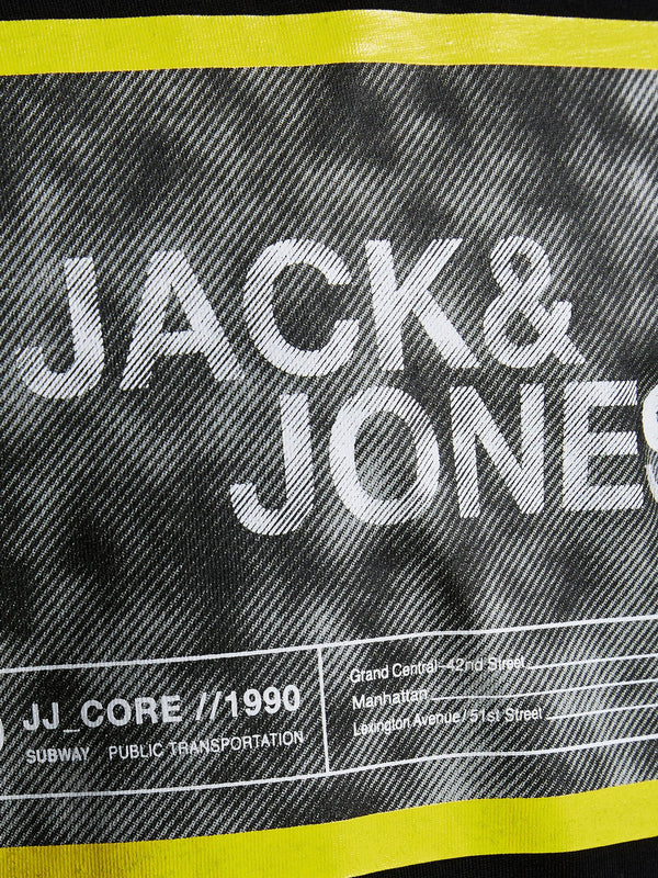 Jack & Jones FIKES Boys Tee -BLACK - Borderland Muff