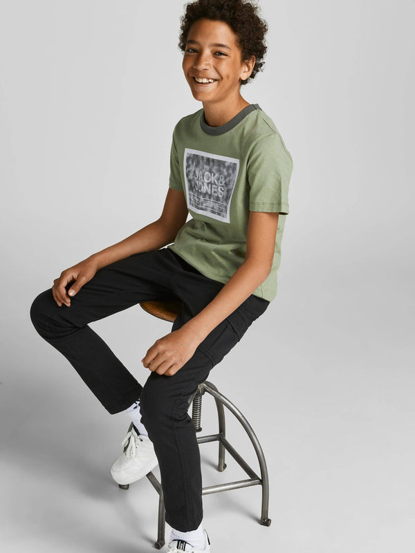 Jack & Jones FIKES Boys Tee -GREEN - Borderland Muff