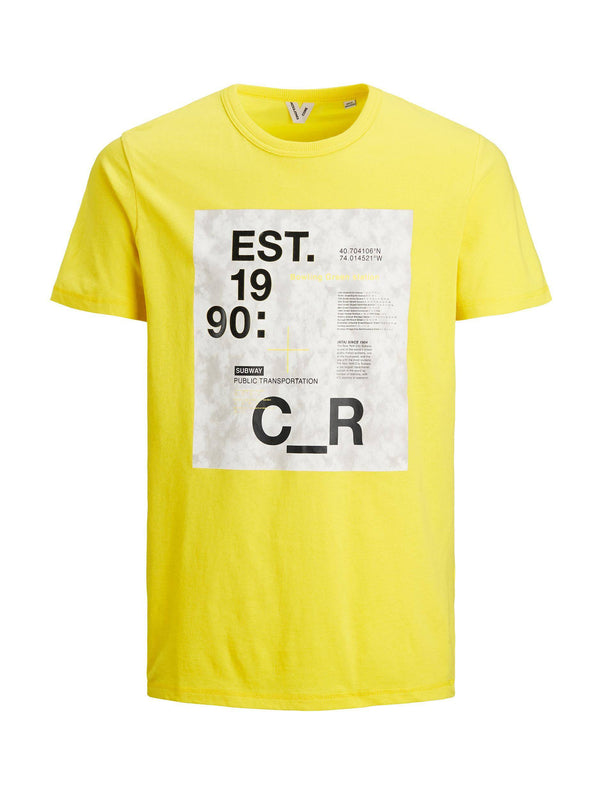 Jack & Jones JCOSAX Boys Tee -YELLOW - Borderland Muff