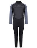 Typhoon Kids Swarm3 Full Wetsuit -BLACK/GRAPHITE - Borderland Muff