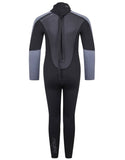 Typhoon Kids Swarm3 Full Wetsuit -BLACK/GRAPHITE - Borderland Muff