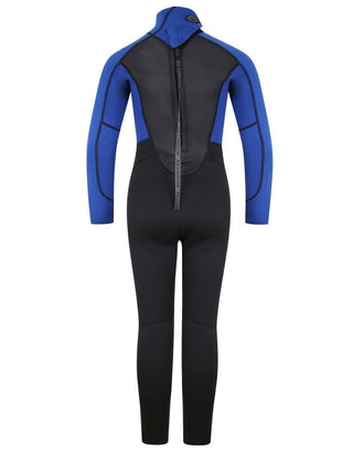 Typhoon Kids Storm3 Full Wetsuit -BLACK/BLUE - Borderland Muff