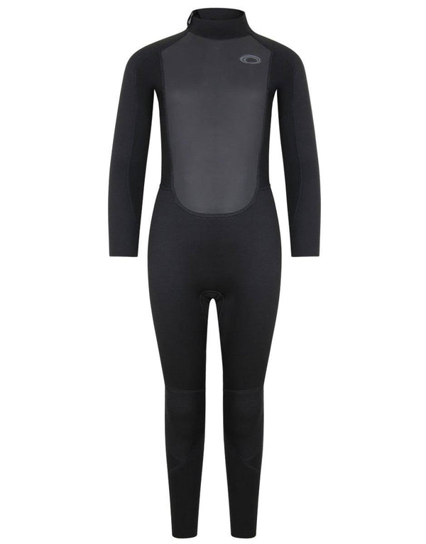 Typhoon Kids Storm3 Full Wetsuit -BLACK - Borderland Muff