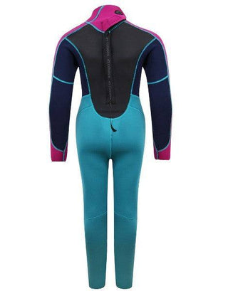 Typhoon Kids Storm3 Full Wetsuit -AQUA - Borderland Muff
