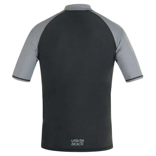 Urban Beach Mens Mono Rash Vest -BLACK - Borderland Muff