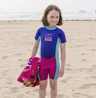 Volkswagen Girls Shortie Wetsuit -PINK - Borderland Muff