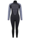 Typhoon Ladies Swarm3 Full Wetsuit -BLACK/GRAPHITE - Borderland Muff