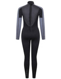 Typhoon Ladies Swarm3 Full Wetsuit -BLACK/GRAPHITE - Borderland Muff