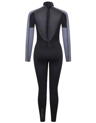 Typhoon Ladies Swarm3 Full Wetsuit -BLACK/GRAPHITE - Borderland Muff