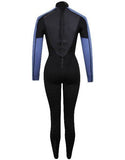 Typhoon Ladies Swarm3 Full Wetsuit -BLACK/BLUE - Borderland Muff