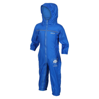 Regatta Kids Puddle IV Puddlesuit -BLUE - Borderland Muff