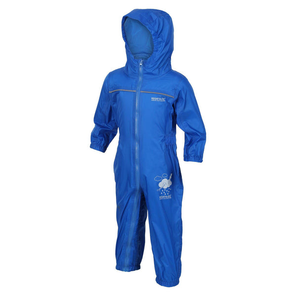 Regatta Kids Puddle IV Puddlesuit -BLUE - Borderland Muff