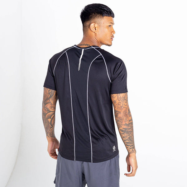 Dare2B Mens Peerless Sports Tee -BLACK - Borderland Muff