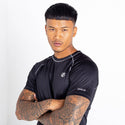 Dare2B Mens Peerless Sports Tee -BLACK - Borderland Muff