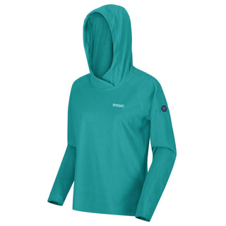 Regatta Ladies Montes Fleece Hoody -TURQUOISE (8, 10 only) - Borderland Muff