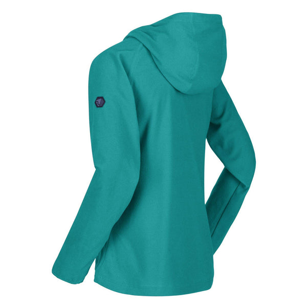 Regatta Ladies Montes Fleece Hoody -TURQUOISE (8, 10 only) - Borderland Muff