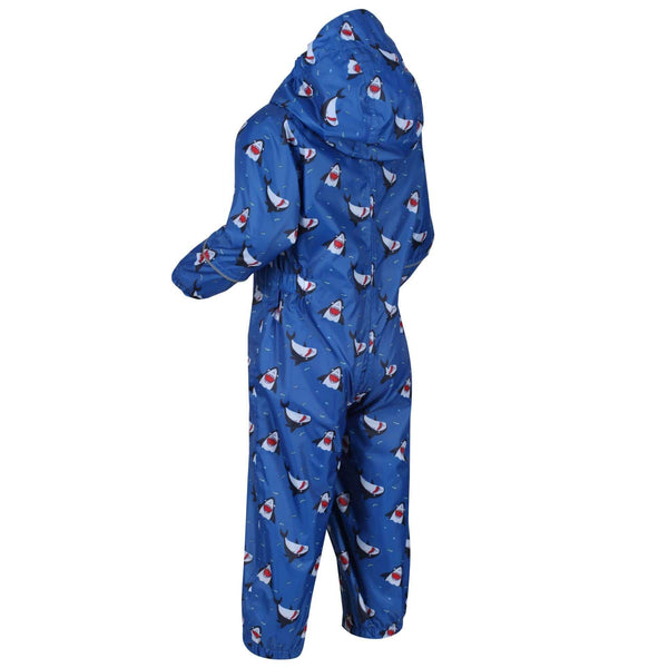 Regatta Kids Pobble Lightweight Puddlesuit -NAUTICAL BLUE - Borderland Muff