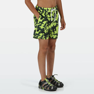 Regatta Kids Skander II Swim Shorts -RACING GREEN - Borderland Muff