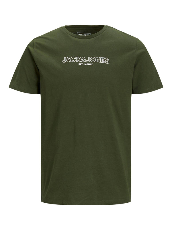 Jack & Jones JJBANK Boys Tee -FOREST NIGHT - Borderland Muff