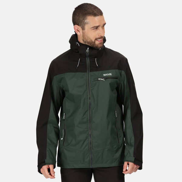 Regatta Mens Highton Lightweight Jacket -FOREST GREEN - Borderland Muff
