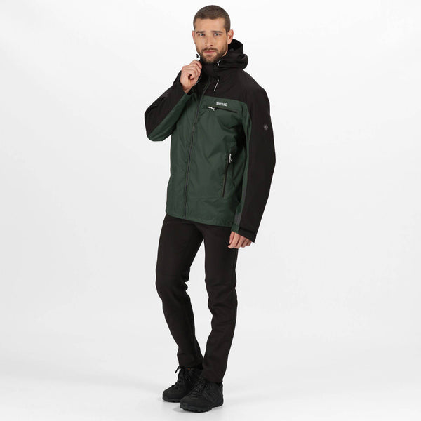 Regatta Mens Highton Lightweight Jacket -FOREST GREEN - Borderland Muff