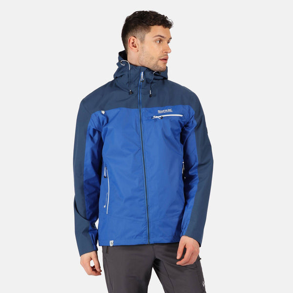 Regatta Mens Highton Lightweight Jacket -NAUTICAL BLUE - Borderland Muff