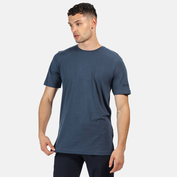 Regatta Mens Tait Tee -DARK DENIM - Borderland Muff