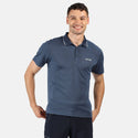 Regatta Mens Maverick V Polo -DARK DENIM (S, M only) - Borderland Muff