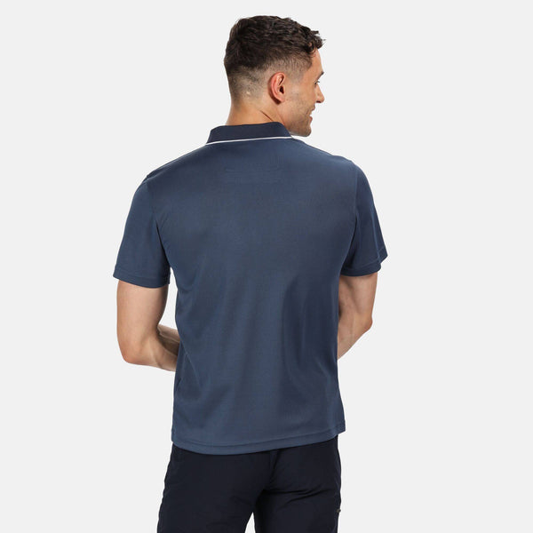 Regatta Mens Maverick V Polo -DARK DENIM (S, M only) - Borderland Muff