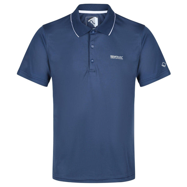 Regatta Mens Maverick V Polo -DARK DENIM (S, M only) - Borderland Muff