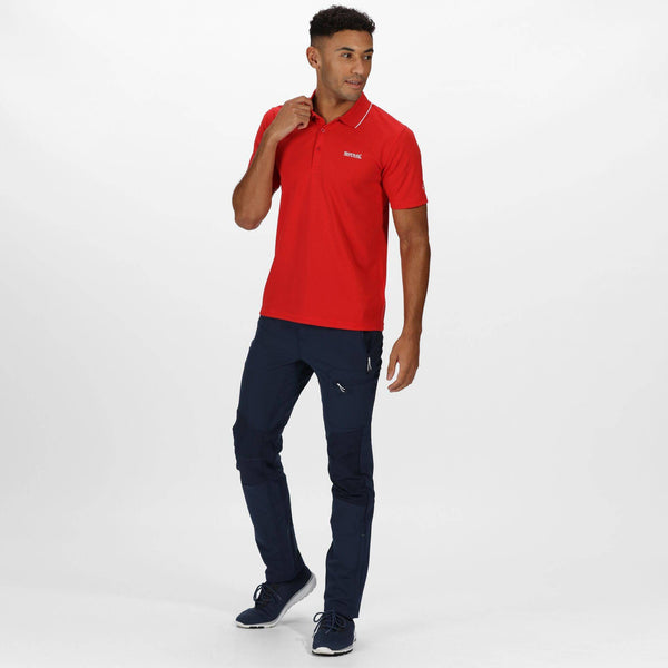 Regatta Mens Maverick V Polo -CHINESE RED - Borderland Muff
